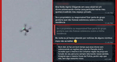 Presença de drone incomoda e preocupa moradores do Cohatrac e do Planalto Anil, em São Luís