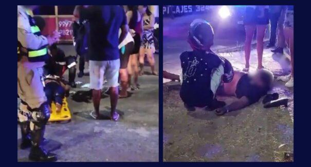 De moto, adolescente faz manobras arriscadas e provoca acidente em São Luís