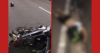 Motociclista é atropelado e morre na Avenida Quarto Centenário, em São Luís