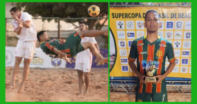 Sampaio goleia o Internacional na fase de grupos da Supercopa de Beach Soccer