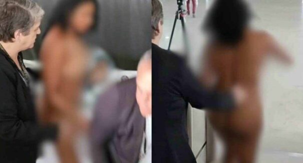 Mulher pelada entra no Palácio do Planalto