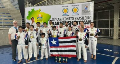 Maranhão conquista 22 medalhas na disputa do Campeonato Brasileiro de Karatê Shotokan