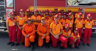 Corpo de Bombeiros realiza programação especial marcando o mês das crianças