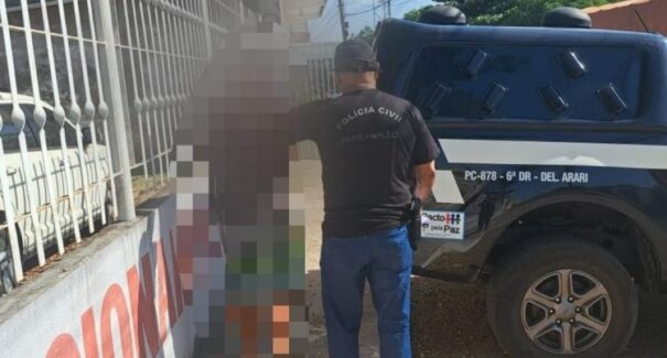 Homem suspeito de estuprar a própria cunhada é preso em Arari