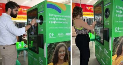 No Dia do Consumo Consciente, Equatorial Maranhão inaugura máquina Retorna Machine no Champs Mall na Ponta d’Areia