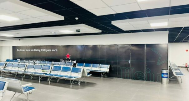 Bar da Heineken deve abrir em dezembro no Aeroporto de São Luís