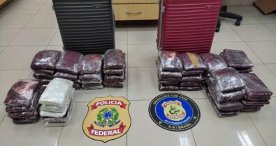 Homem carregando 33 quilos de maconha é preso no Aeroporto de Fortaleza/CE