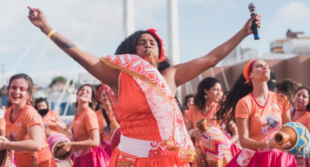Maracatu Baque Mulher São Luís recebe Mestra Joana Cavalcante na Semana da Consciência Negra