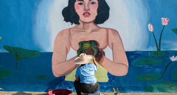 Entrega de painel coletivo em São Pedro da Água Branca encerra 5ª edição do Arte em Cores