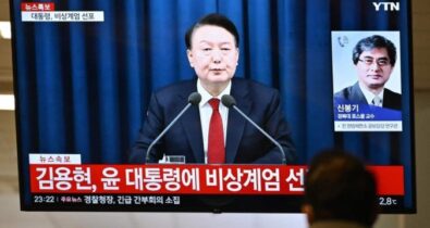 Presidente da Coreia do Sul decreta lei marcial