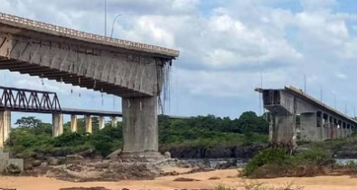 MPF apura danos ambientais causados pela queda de ponte sobre o Rio Tocantins, em Estreito