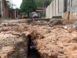 Residentes do bairro Santa Rosa denunciam danos em suas casas devido obra de construtora