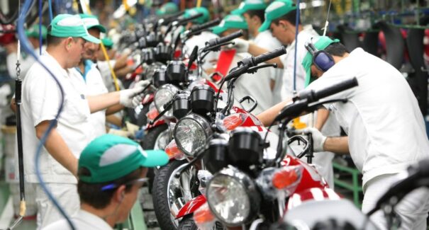 Produção de motocicletas no Brasil cresceu 11,1% em 2024