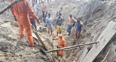 Soterramento em poço mobiliza Corpo de Bombeiros no município de Morros, Maranhão