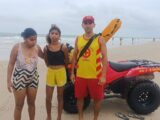 Guarda-vidas salvam menina de 11 anos de afogamento na Praia do Calhau