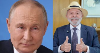 Lula afirma que Vladimir Putin “demonstrou interesse” em proposta de paz