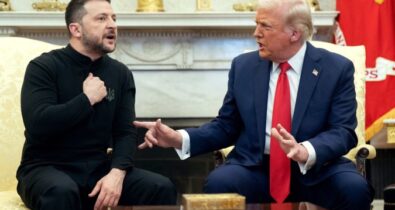 Trump e Zelensky batem boca na Casa Branca sobre guerra na Ucrânia