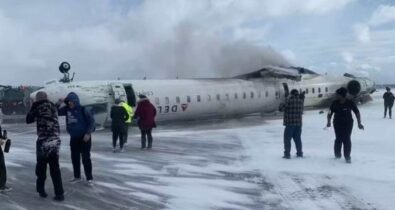 15 pessoas ficam feridas em acidente no aeroporto de Toronto, nesta segunda-feira