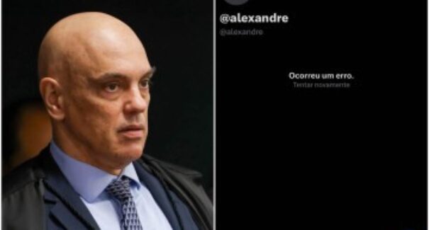 Conta de Alexandre de Moraes na rede social X, antigo Twitter, é desativada