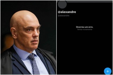 Conta de Alexandre de Moraes na rede social X, antigo Twitter, é desativada