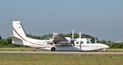 VÍDEO: Avião de pequeno porte faz pouso de emergência em Sorocaba