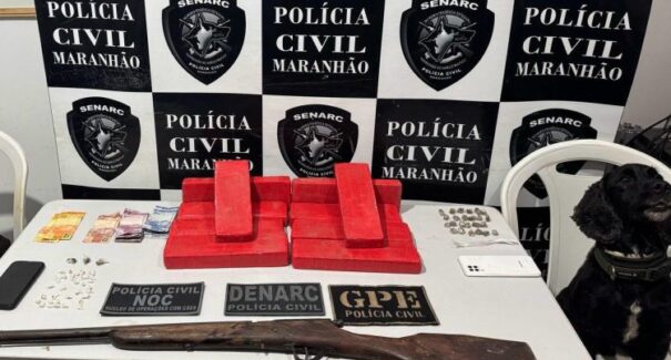 Três pessoas são presas e 10 tabletes de maconha e cocaína são apreendidos em Timon