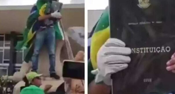 Homem que roubou Constituição nos atentados de 8 de Janeiro é preso