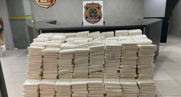 PF apreende em São José de Ribamar uma tonelada de cocaína que seria enviada ao exterior