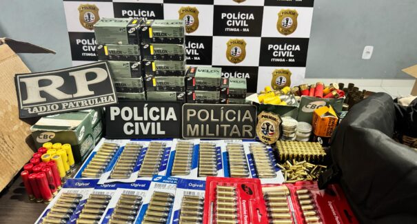 Polícia Civil fecha estabelecimento que comercializava clandestinamente munições de arma de fogo em Itinga do Maranhão
