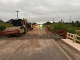 Ponte sobre o rio Bambu é liberada após interdição na BR-316 em Bacabal