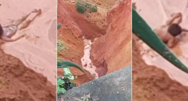 Homem é encontrado em Voçoroca de 80 metros em Buriticupu