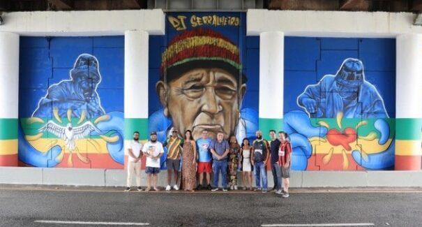 Murais celebram o reggae maranhense no Elevado do Jaracaty