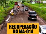 Governo segue atuando para aprimorar tráfego de veículos na MA-014, na Baixada Maranhense