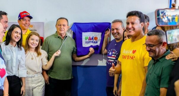 Iracema Vale e Carlos Brandão reforçam compromisso municipalista em entrega de obras em Paço do Lumiar