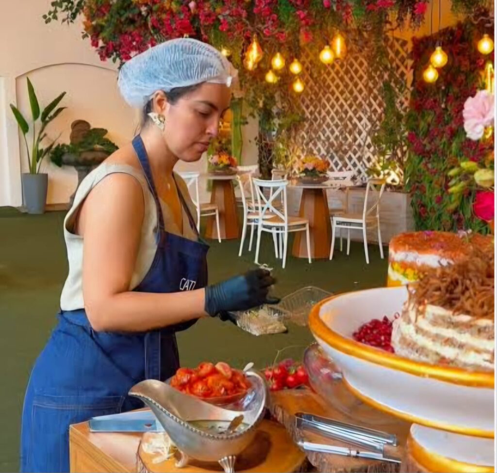 Com serviços de catering e buffet itinerante, Catharina Xavier aposta em produtos e atendimento inovadores para se diferenciar no mercado. (Foto: Divulgação)