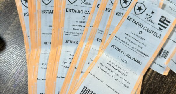 Ingressos para Botafogo-PB x Flamengo: novos pontos de venda neste fim de semana