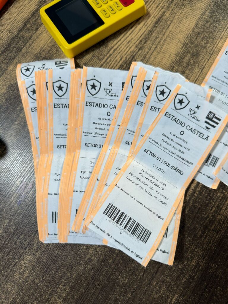 Ingressos para Botafogo-PB x Flamengo: novos pontos de venda neste fim de semana