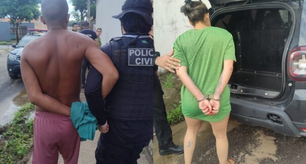 Casal suspeito de arrombamentos de veículos é preso em Paço do Lumiar