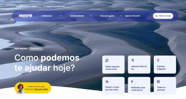 Novo site da Equatorial Maranhão traz mais segurança e inovação