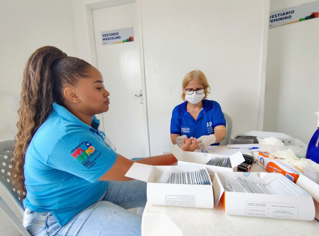 Iniciativa da SES mobiliza comunidade na unidade Sorrir Ponta do São Francisco