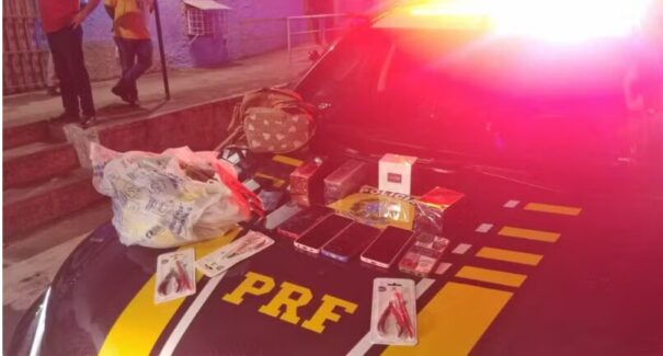 Quatro pessoas são presas pela PRF por suspeita de receptação e furto em Caxias