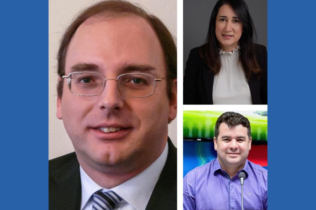 Os professores Dr. Antônio Teixeira; Profª Dra. Maria da Glória Costa Gonçalves de Sousa Aquino e Profº Dr. Leonardo Soares são os convidados do CEST para a Conferência Magna “Integrados e indivisíveis: Agenda 2030 e os 17 Objetivos de Desenvolvimento Sustentável (ODS) no Brasil” no dia 21 às 9h no MUlticenter Sebrae. (Foto: Divulgação)