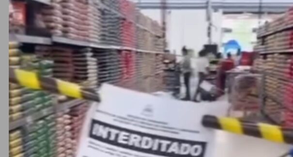 Procon/MA interdita áreas de supermercado Mateus do bairro Renascença
