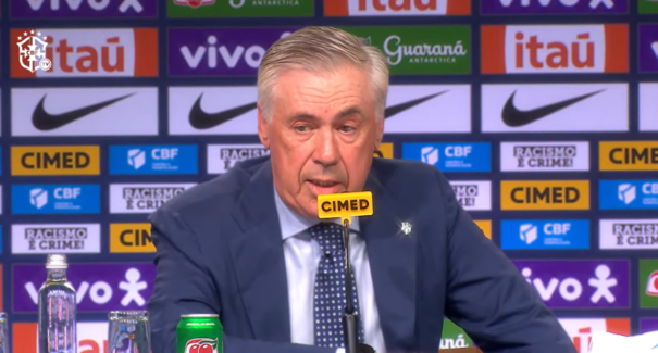 Ancelotti faz a primeira convocação na Seleção; Neymar está fora