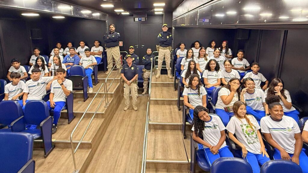 Ação educativa em Morros (Foto: Divulgação)