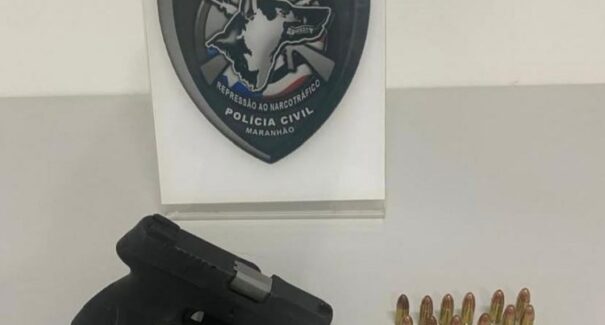 Homem é preso em flagrante por porte ilegal de arma, em Paço do Lumiar