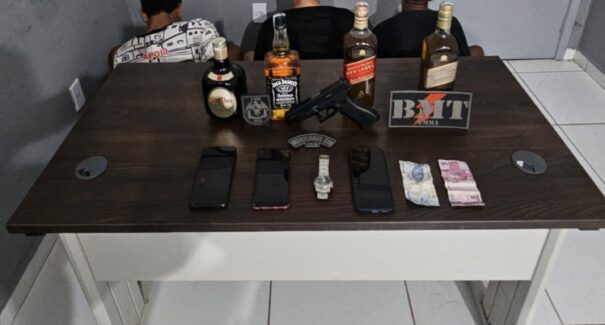 Três homens são presos por roubo de whisky de entregador no João Paulo, em São Luís