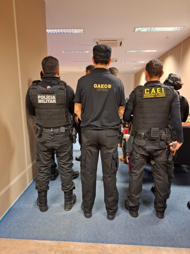 Polícias Civil e Militar participam da Operação Pavimentum (Foto: MPMA)
