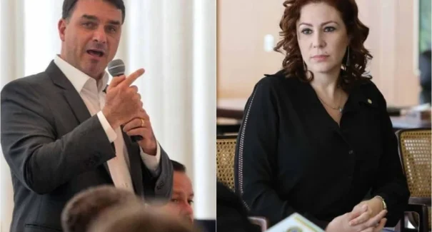 Flávio Bolsonaro diz que considera a condenação de Zambelli injusta