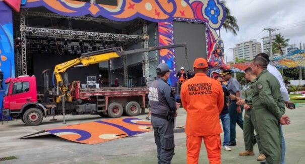 Arraial do Ipem e Parque Folclórico recebem vistoria técnica do Corpo de Bombeiros